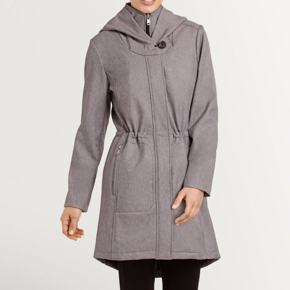 Reitmans Water Repellant Soft Shell Hooded Jacket - Picture 1 of 11